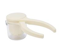 Generic Manual Twist Action Lemon Squeezer Hand Juicer for Oranges Lemons Grapefruits Multi-Purpose ABS Plastic Beige Size 27x11.4x9cm