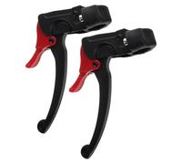 Generic Manual Wheelchair Brake Accessories 1 Pair Replacement Brake Handles with Safety Lock for Portable Folding and Narrow Wheelchairs (Black)