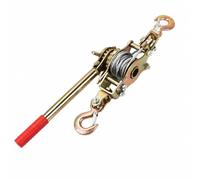Generic Manual Wire Rope Tensioner with Double Hooks Ratcheting Ratchet Cable Tensioner Heavy-Duty Tool for Farm Work, Electrical Installation, Workshop Tasks,