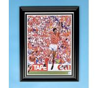 Generic Marco Van Basten Signed Photo In Luxury Handmade Wooden Frame With & AFTAL Member Certificate Of Authenticity Autograph Football Soccer Memorabilia Netherlands Poster World Cup