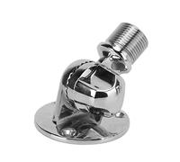 Generic Marine Antenna Mount Durable 180° Adjustable Bracket for Boat VHF Antenna Stainless Steel