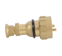 Generic Marine Brass Plug High Safety Connection for Boats 3 Pins 10A IP56 Protection Rust Resistant for Outdoor Decks