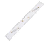 Generic Marine Parallel Ruler Transparent Acrylic Nautical Parallel Ruler 600mm Precise Engraved Scale Adjustable Linkage for Sea Chart Plotting on Boats Yachts Ships
