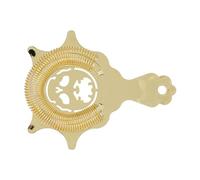 Generic Martini Strainer Stainless Steel Ice Separator for Home and Professional Bartenders, Bartending Strainer for Mixing Cocktails (Gold)