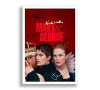 Generic Mary & George cast signed autograph poster photo print framed memorabilia tv show series gift Julianne Moore Nicholas Galitzine (A4 poster only)