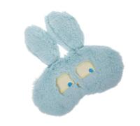 Generic Mask Blue Elastic Band with Sleeping Plush Sleep Blindfold Eye Comfortable for Shade Soft Cover Travel Home Use for Family Friends