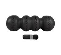 Generic Massage Ball Fascia Roller Peanut Shape Roller Neck Back Muscle Relaxation Lightweight Compact Design Suitable for Home Personal Use Gym Travel, Black 75 Degrees