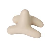 Generic Massage Ball Myofascial Trigger Point Tool Muscle Relaxer Recovery Device Portable Silicone Build for On The Go Relief Suitable for Gym Bags Workplace Breaks, Milk Tea Color