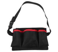 Generic Massage Oil Waist Carrying Bag with 3 Small Cloth Bottle Holders, Portable Essential Oil Organizer for Therapist and Travel Use
