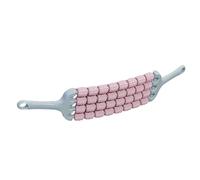 Generic Massage Roller Stick Muscle Relaxer Arms Body Gym Shoulders Stomach Buttocks Sports Waist Indoor Massage Tool Manual Massager, Pink