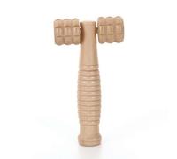 Generic Massage Roller Wooden Body Roller Manual Massager Muscle Massager Trigger Point Massager Smooth Polished Wood Ergonomic, Square Ball Face Massager 15 8 2.5cm