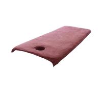 Generic Massage Table Sheet Massage Equipment with Face Breath Hole Massage Linens Massage Face Rest Cover for Home Spa, 90x190cm