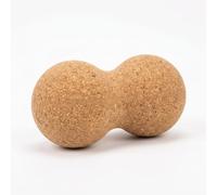 Generic Massage Therapy Ball Peanut Shape Roller Trigger Point Tool Myofascial Release Massager Cork Material for Deep Tissue Relief and Suitable for Pilates, Natural Material, Green and Odorless
