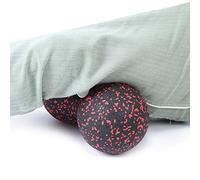 Generic Massage Yoga Ball for Multi-Zone Relief Durable EPP Foam Self-Massage Tool for Fitness and Yoga 24x12cm (Red and Black)