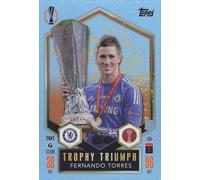 Generic Match Attax 2024 2025 Fernando Torres Trophy Triumph Gold Sport Realistic Sports Rectangular Solid Trading Card