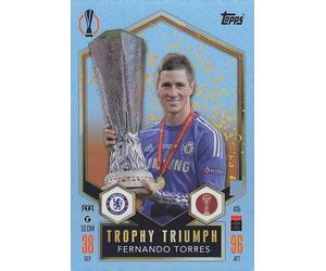 Generic Match Attax 2024 2025 Fernando Torres Trophy Triumph Gold Sport Realistic Sports Rectangular Solid Trading Card