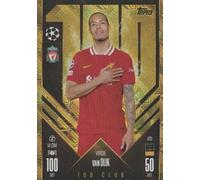 Generic Match Attax 2024/25 Virgil Van Dyke 100 Club 470 Trading Card