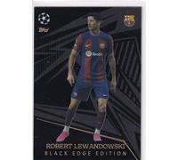 Generic Match Attax Extra 2023 2024 Lewandowski Black Edge Trading Card