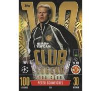 Generic Match Attax Extra 2023 2024 Peter Schmeichel 100 Club Trading Card