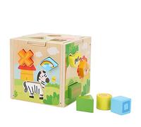 Generic Matching Wood Wood Safe Safe Construction Blocks Non - Baby Toy (Cartoon intelligence box)