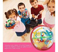 Generic Maze Ball, 3D Spherical Maze Ball Puzzle Toys Kids Children Balance Game Gift Intelligence Training Tool Labyrinth Labyrinth Game