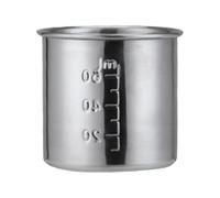 Generic Measuring Cup Stainless Steel Medicine Measuring Cup with Scale Cup Graduated Design Unbreakable Stackable Suitable for Hospital Home Trave, 60 ml