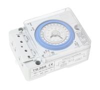 Generic Mechanical Timer 24-Hour Energy-Saving Time Switch for Water Heaters and Gardens - Plastic PA66 Flame Retardant - 1 Unit