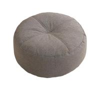 Generic Meditation Cushion for The Floor, Round Cushion with Cm Diameter for Adults, Floor Cushion for Living Room, Bedroom, Playroom, Dark Gray