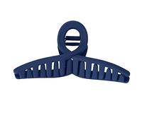 Generic Medium Hair Claws Clips Decorative Non Slip Hair Accessories for Women Fix Without Slipping Down for Morning Beauty Black Sheet 4.3 X 1.4 X 2.2in (Dark Blue)