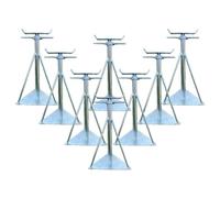 Generic Medium Static Caravan Axle Stand x 8 Mobile Home Supports 8-Pack UK Made WIde Top (Medium 12.8"" -17.7"")