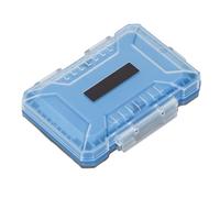 Generic Memory Card Support Organizer, Type A Shock Absorption of the Closing Box of the Dust Closing Fitting to the Outdoor (Blue)