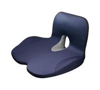Generic Memory Foam Seat Cushion, Lumbar Support Cushion, Portable Back Support Cushion, Ergonomic, Soft, Breathable for Office, Home, and Long Periods of Sit, Blue