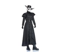 Generic Men's Black Plague Doctor Birdman Halloween Cosplay Costume One Size
