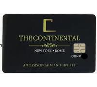 Generic Men's John Wick Cosplay Prop Card - Continental Hotel Card