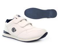 Generic Mens Lawn Bowling Shoes Mens Bowls Trainers Mens Lawn Bowls Shoes Touch Fastening White Size 8 UK