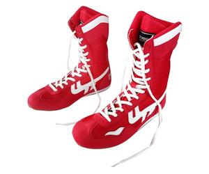 Generic Men's Original High Top Boxing and Wrestling Training Shoes - Long Boots Compatible With Motorcycle Chopper, Red, 11 UK, QV9OVCtlA