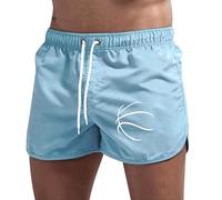 Generic Men's Sky Blue Size S Quick Dry Board Shorts with Soft Mesh Lining and Pockets