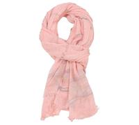 Generic Men's Striped Soft Cotton Linen Scarf,Mens Autumn and Winter Long Neckerchief Gentleman Men's Scarf,Unisex Tassel Woven Wrinkled Scarves 190 x 90 cm (Pink)