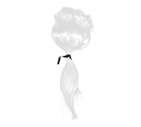 Generic Mens Wig Costume Men Hair Red Wig Judges Robe and Wig Bangs Founding Father Wig Cosplay Wig Men Cloak Funny Wigs Judge Cosplay Accessories Legal Wig Bald Judge Costume Corset White