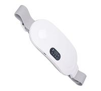 Generic Menstrual Heating Pad Adjustable Fast Heating Waist Cramp Heat Pad for Women Reading Working Portable Belt Heat USB Charging Compact Size for Girls (White)