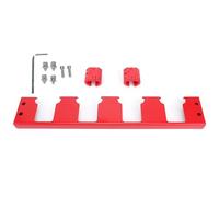 Generic Metal Battery Holder Wall-Mounted Compact Rack for DW 18V/20V Packout Batteries, Organizer for Tool Battery Storage, Workshop Essential