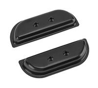 Generic Metal Black Door Panel Arm Rest Cups Fit for Truck F-100 1973-1979, Durable Material and Easy Installation, Great for Adding Extra Storage Space