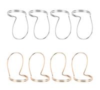 Generic Metal Guitar Finger Picks Lightweight with Strong Durability 8pcs for Classical and Electric Guitar Suitable for Index Finger Use in Playing Banjo