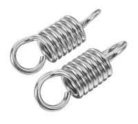 Generic Metal Hammock Spring for Hanging Chair 2Pcs Heavy Duty Swing Hooks Replacement 7X40X130Mm Suitable for Garden and Porch Swing Seats