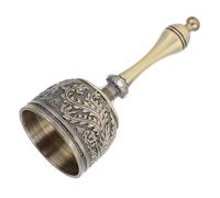 Generic Metal Hand Bell with Dragon Phoenix Pattern, Zinc Alloy Sturdy Material, and Loud Sound, Elegant European Style Vintage Design, for Dinner Party and Service Calls