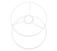 Generic Metal Lampshade Frame Wire Ring 40Cm Diameter E27 Base for Retro Style Floor Lamp and Chandelier
