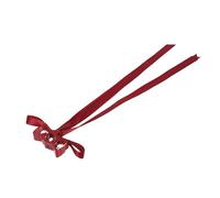Generic Metal Magnetic Hair Clips Vintage Bowknot Design with No Slip Grip Portable Long Ribbon Bow Clip for Women Party and Work Accessories