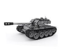 Generic Metal Main Battle Tank Model Kit for Adults - DIY Stainless Steel Military Vehicle, Precision Assembly Craft for Gifts or Display (843 Pieces)