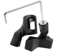 Generic Metal Microphone Clip Mic Holder for Saxophone Music Industry Maximum Receive Saxophone Playing Volume Maximum Close to The Horn Black 5.11x4.32x1.38in