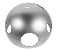 Generic Metal Mushroom Dome Light Shade for Bedroom with DIY Painting Feature and Easy Installation, Silver Hollow Dome Lamp Shade for Nightstand or Desk Table Lamp